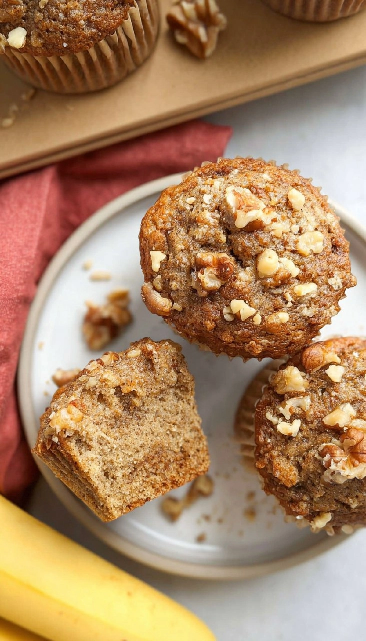 Banana Nut Muffins 7 Banana Nut Muffins