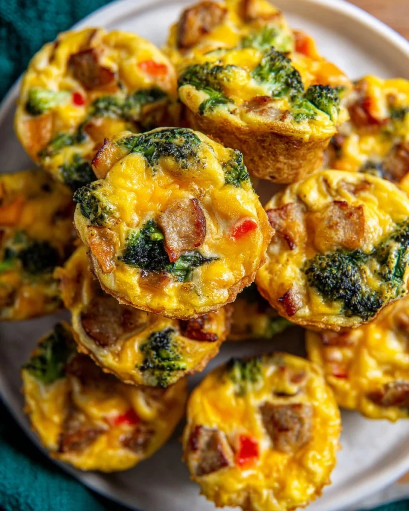 Broccoli-Cheddar-Egg-Muffins-Recipe