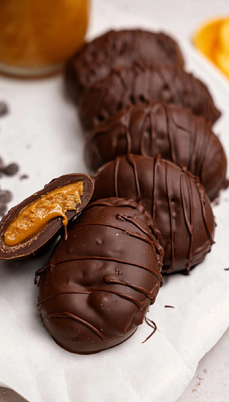 Chocolate Peanut Butter Easter Eggs