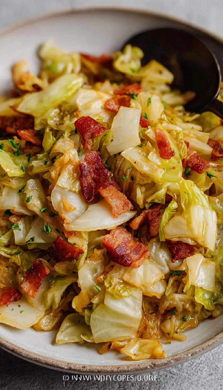 Fried Cabbage 7 Fried Cabbage