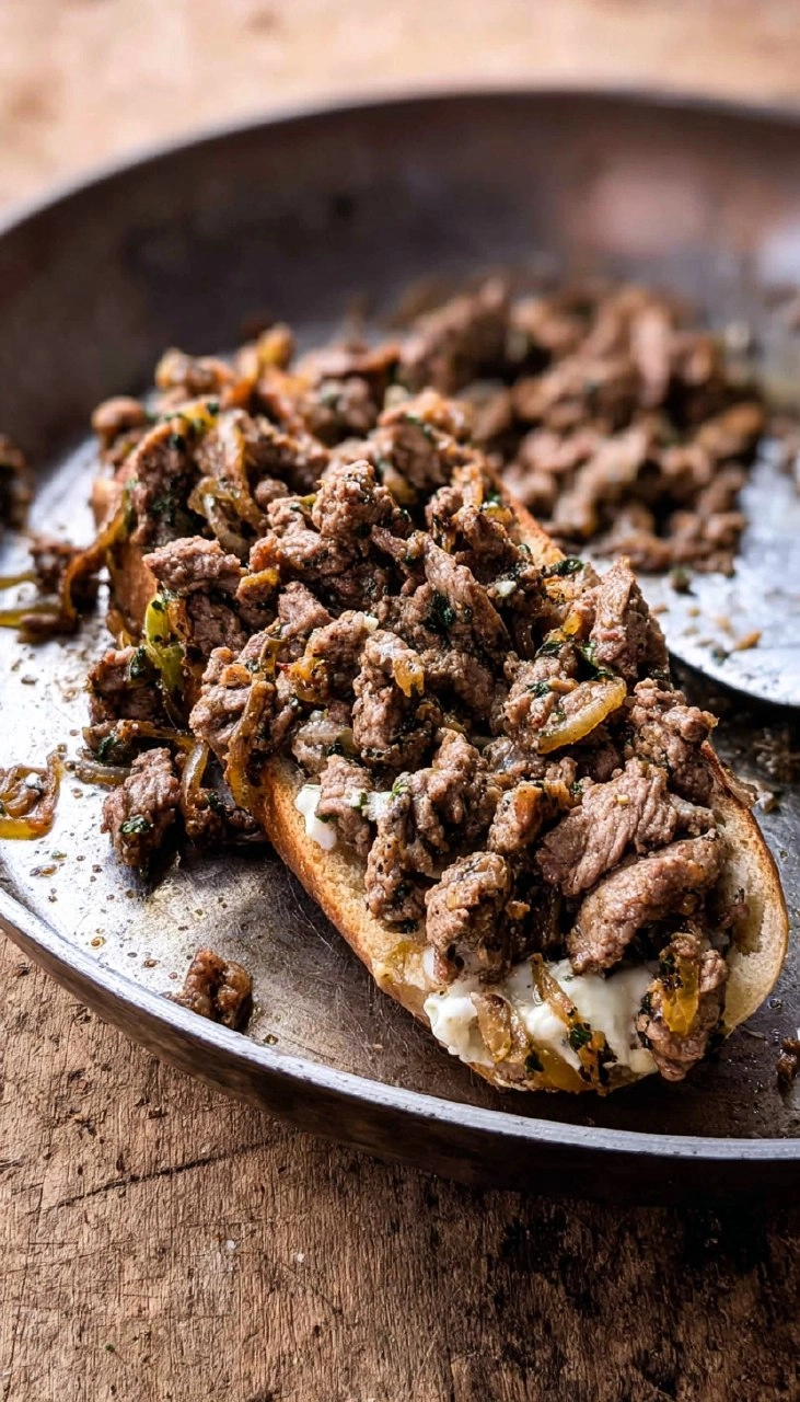 Greek Feta And Melty Gouda Cheesesteak 7 Greek Feta And Melty Gouda Cheesesteak