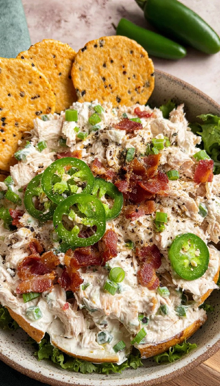 Jalapeño Popper Chicken Salad 7 Jalapeño Popper Chicken Salad
