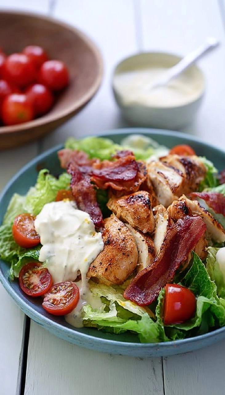 Keto Blt Salad With Chicken