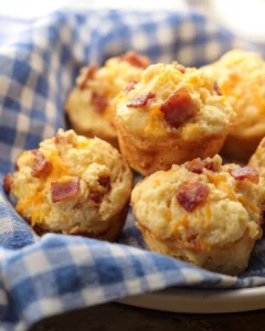 Keto-Bacon-and-Sour-Cream-Muffins-Recipe