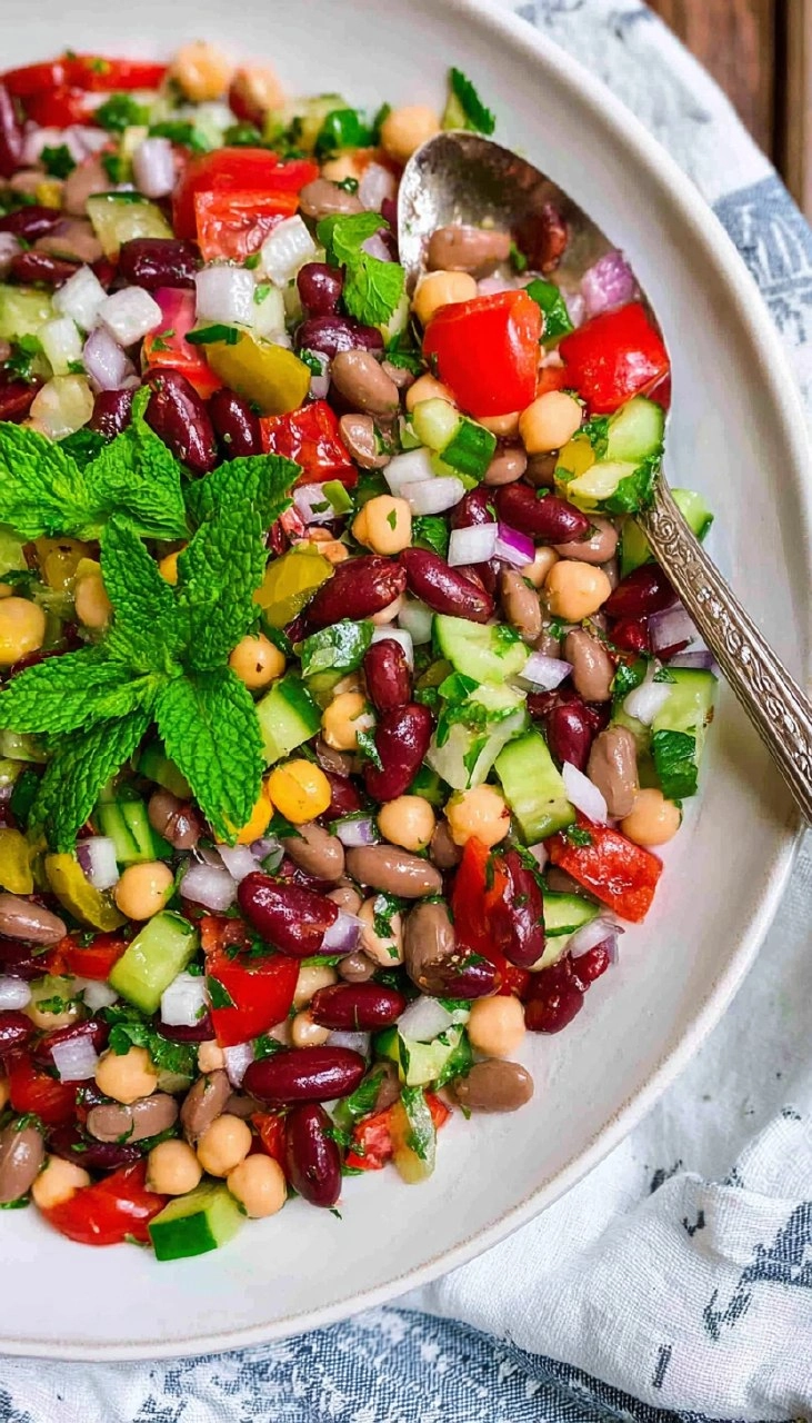 Mediterranean Three Bean Salad