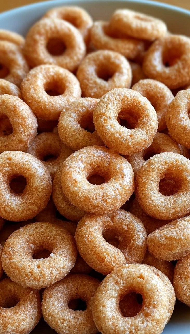 Mini Doughnut Hot Buttered Cheerios