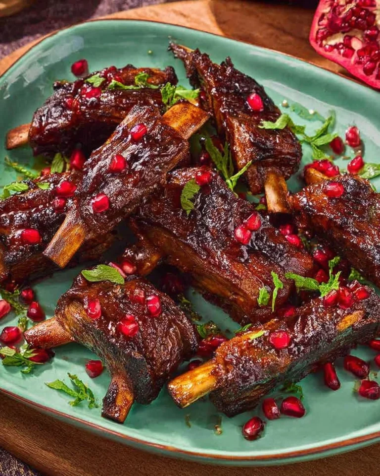 Pomegranate-Glazed-Lamb-Ribs-Recipe