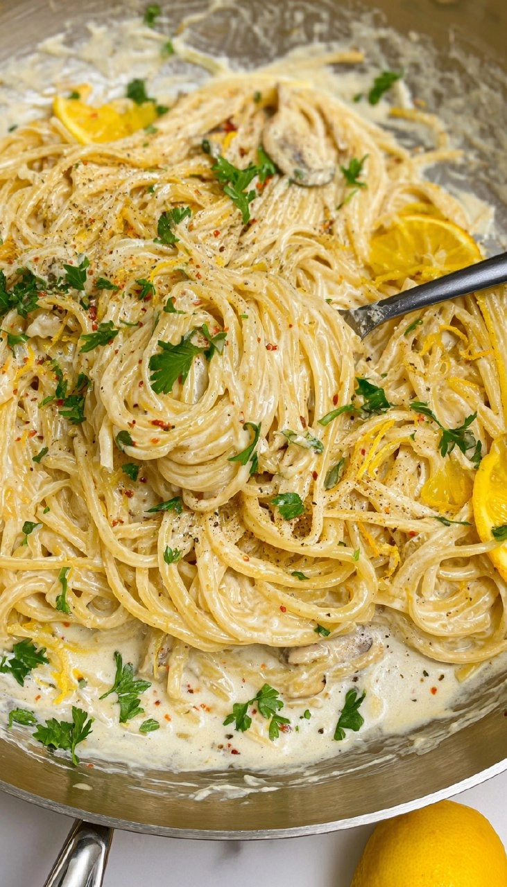 Vegan Alfredo Pasta