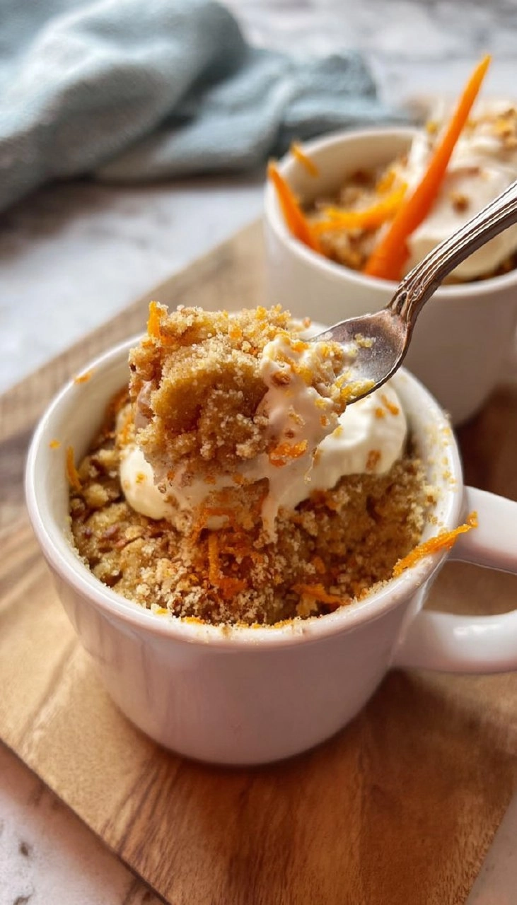 Vegan Carrot Mug Cake
