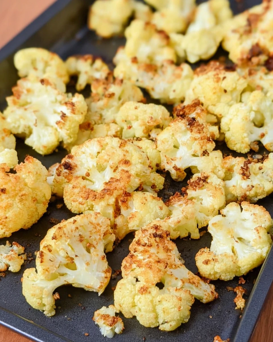 Easy Roasted Cauliflower