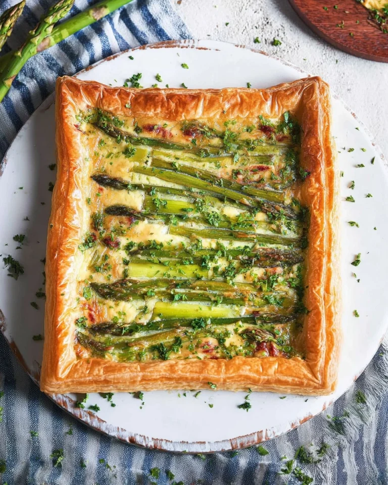 Asparagus-Puff-Pastry-Tart-Recipe