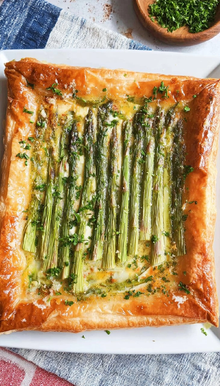 Asparagus Puff Pastry Tart