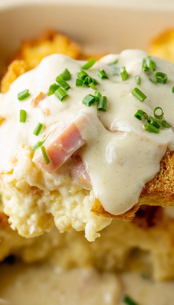 Baked Croque Monsieur Casserole