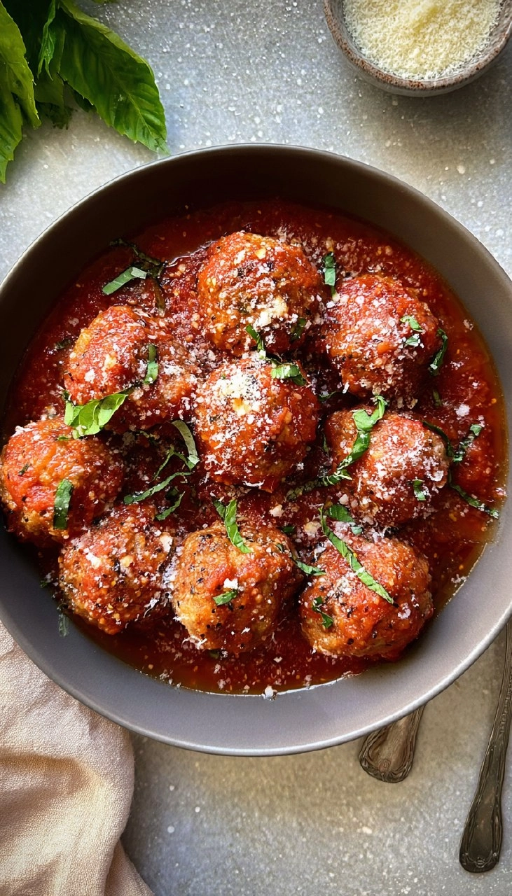 Baked Italian Meatballs 7 Baked Italian Meatballs