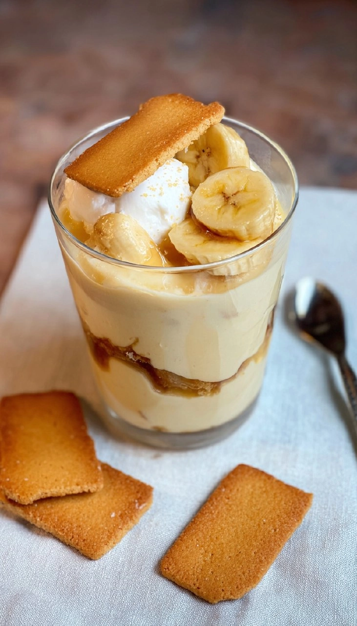 Banana Pudding With Vanilla Shortbread