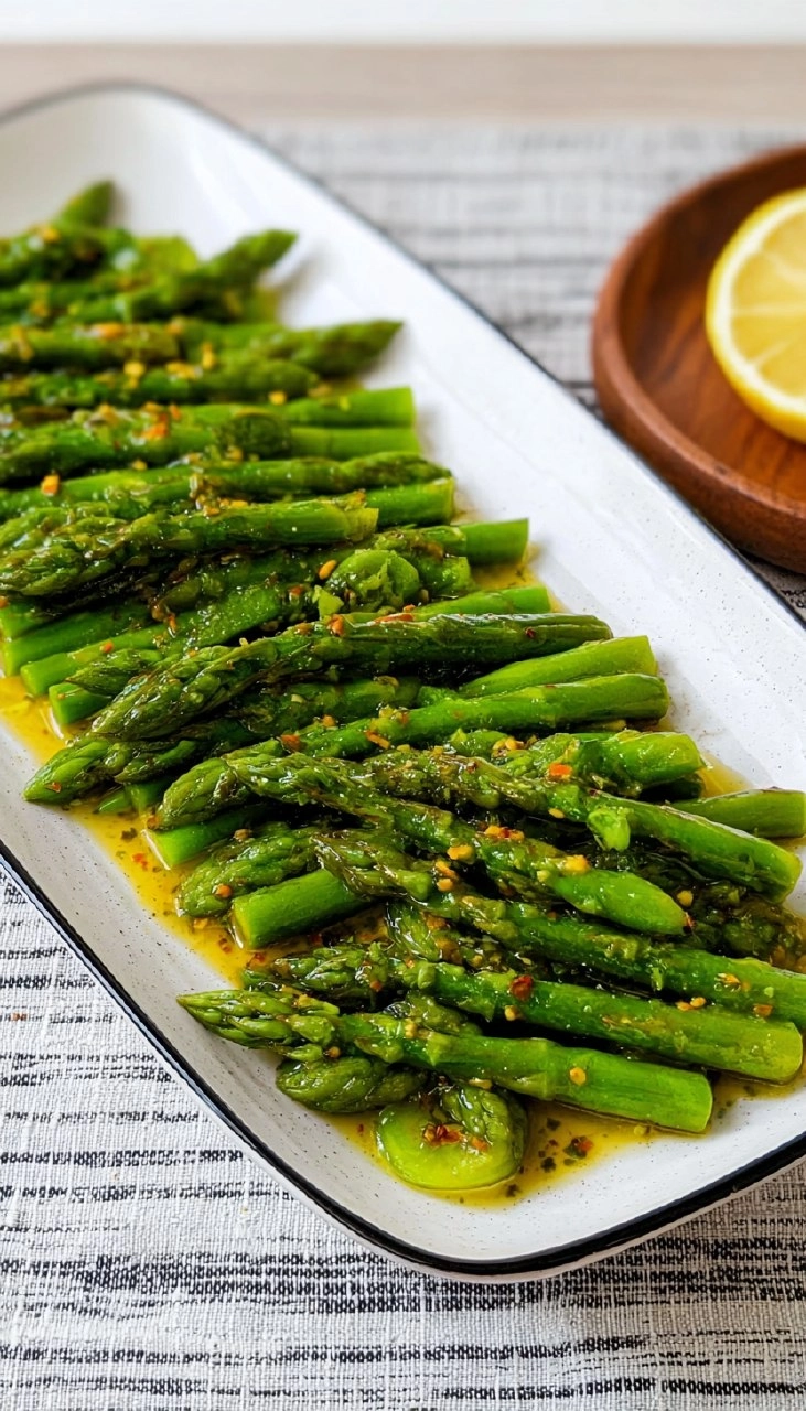 Barely Cooked Asparagus With Lemon Mustard Vinaigrette 7 Barely Cooked Asparagus With Lemon Mustard Vinaigrette