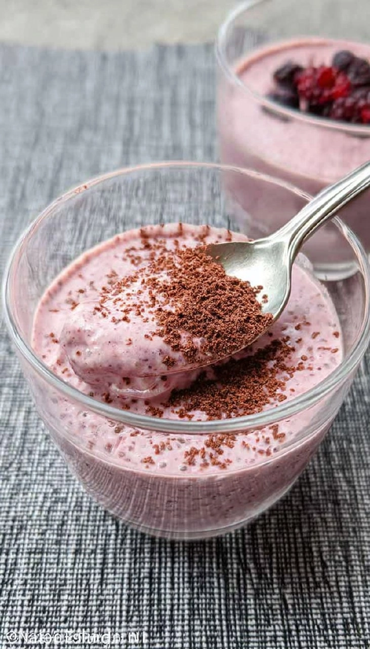 Berry Kefir Chia Pudding
