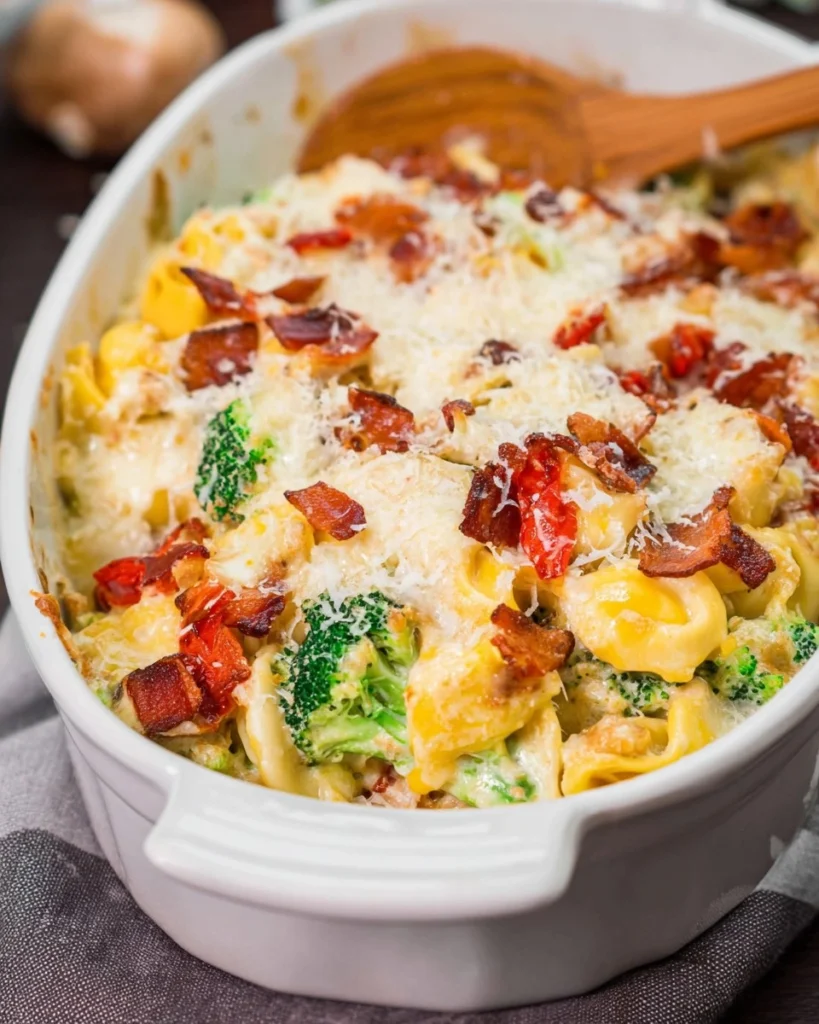 Cheesy-Tortellini-Casserole-Recipe