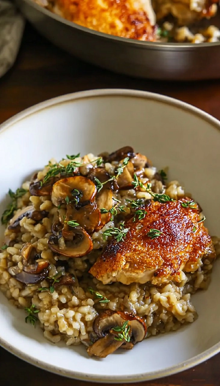 Chicken And Mushroom Risotto