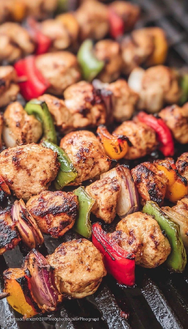 Grilled Chicken Kabobs