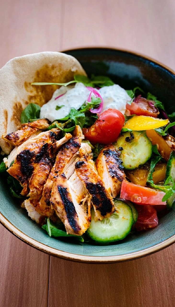 Honey Harissa Chicken Bowls