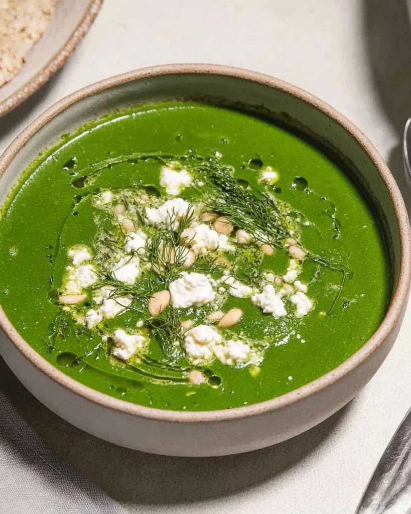 Spinach-Soup-with-Feta-and-Dill-Recipe