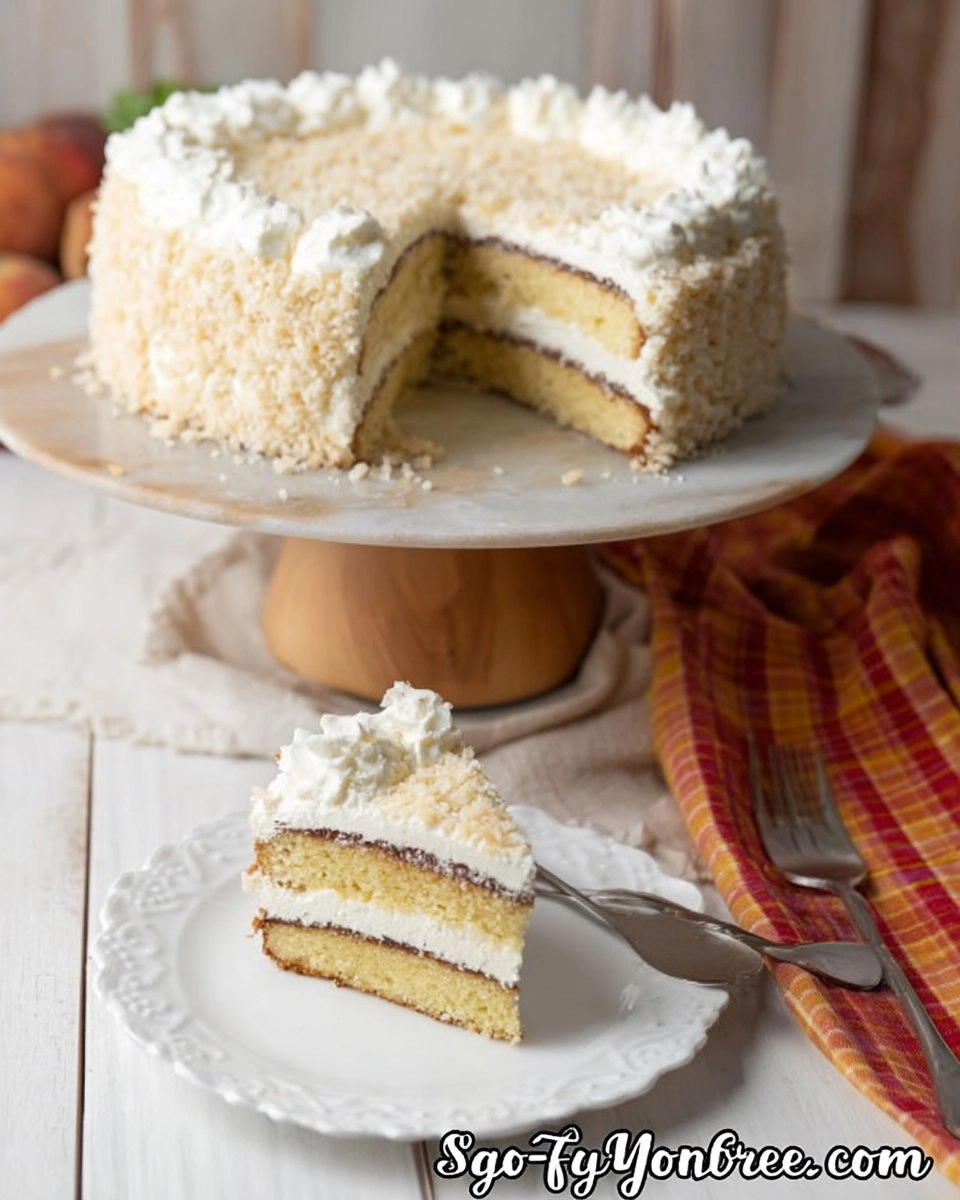 Sugar Free Low Carb Keto Italian Lemon Cream Cake