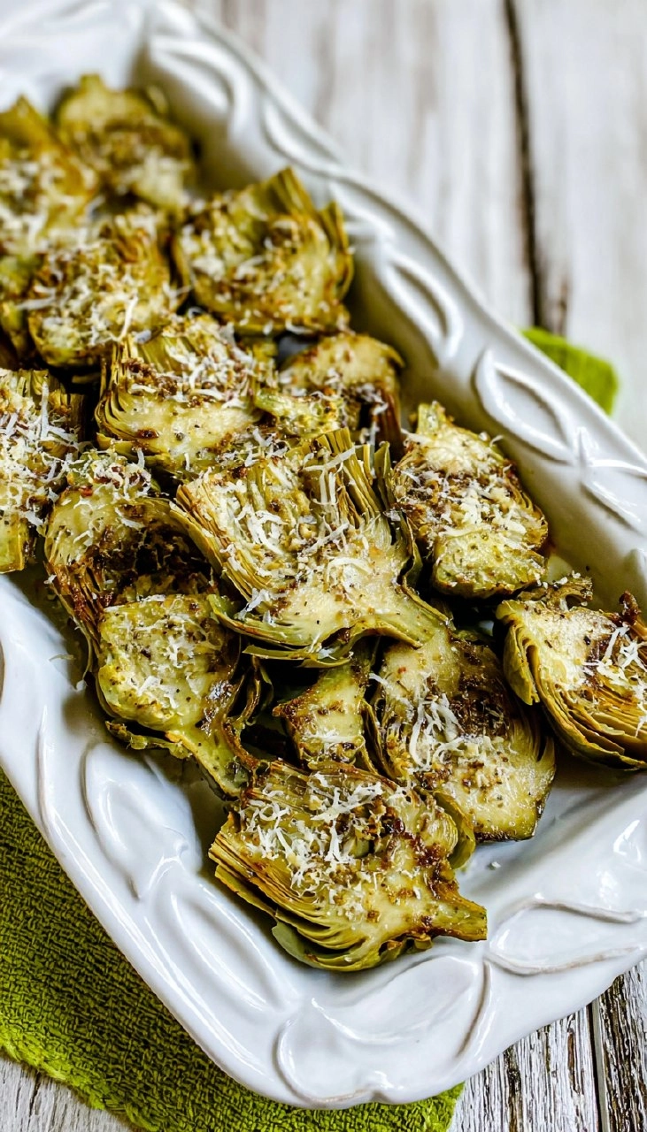 Air Fryer Artichoke Hearts