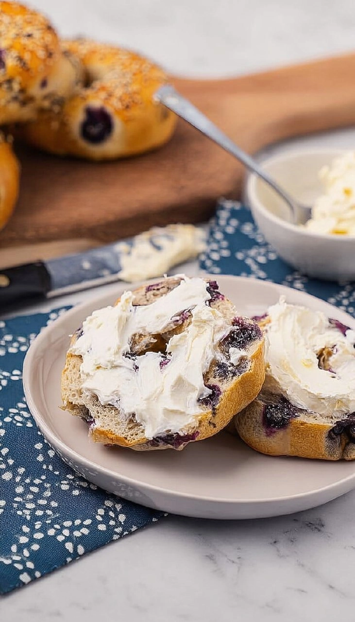 Air Fryer Blueberry Bagels 7 Air Fryer Blueberry Bagels