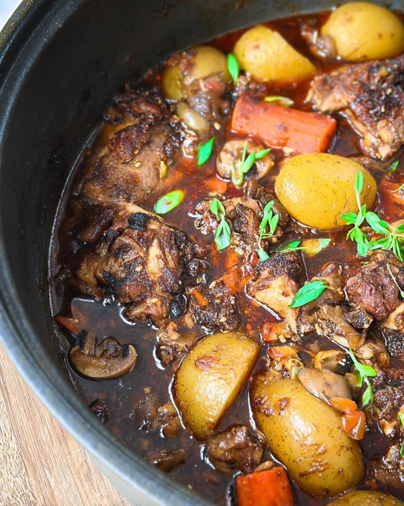 Brown-Stew-Chicken-With-Potatoes-Recipe