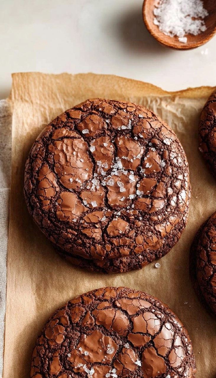 Chewy Crinkle Top Brownie Cookies 7 Chewy Crinkle Top Brownie Cookies