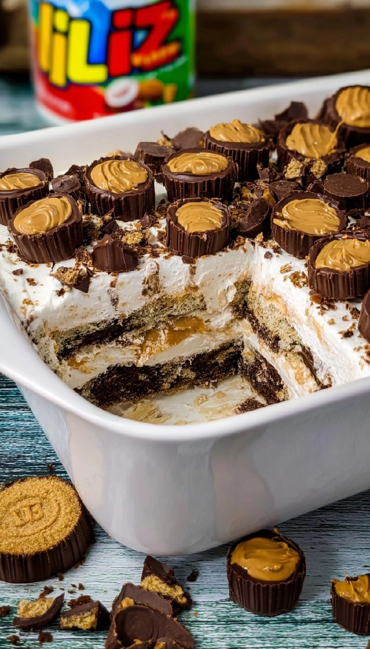 Chocolate Peanut Butter Icebox Cake 7 Chocolate Peanut Butter Icebox Cake