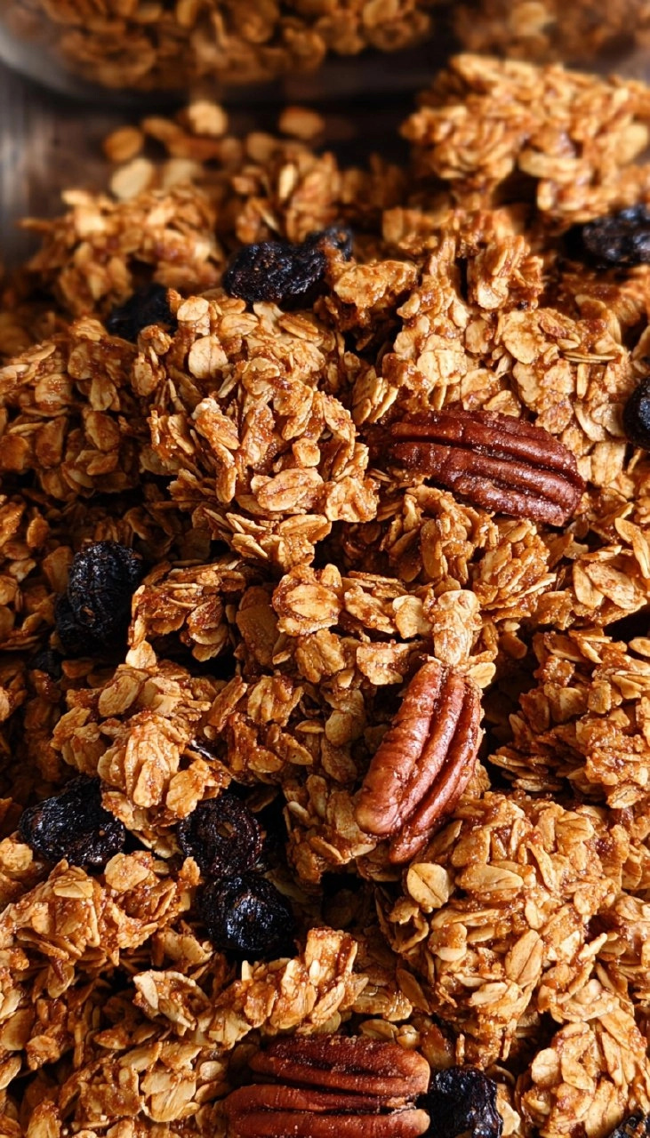 Crunchy Maple Pecan Egg White Granola