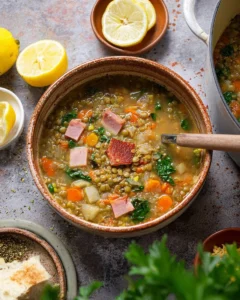Lemon-Lentil-Ham-Soup-Recipe