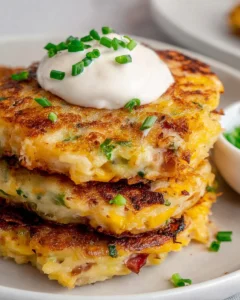 Loaded-Mashed-Potato-Cakes-Recipe