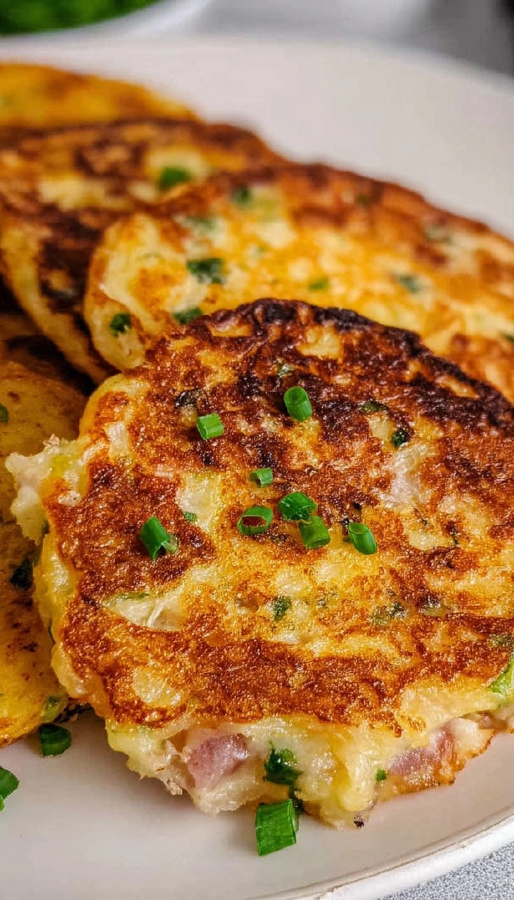 Loaded Mashed Potato Cakes