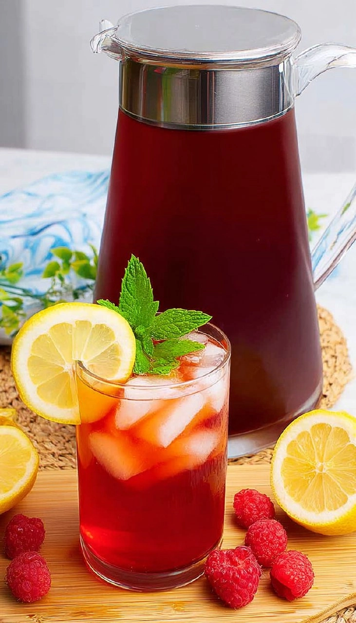 Raspberry Iced Tea 7 Raspberry Iced Tea