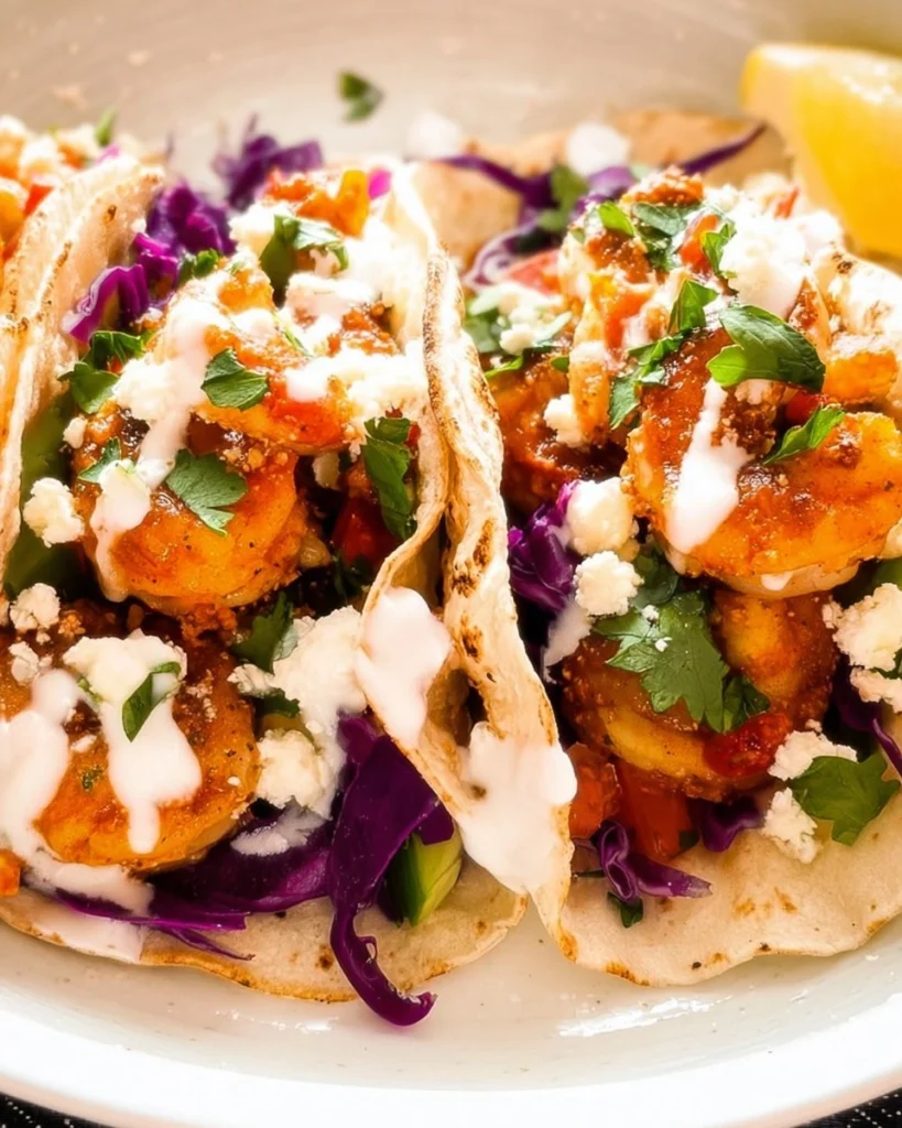 Shrimp-Tacos-with-Cilantro-Lime-Crema-Recipe