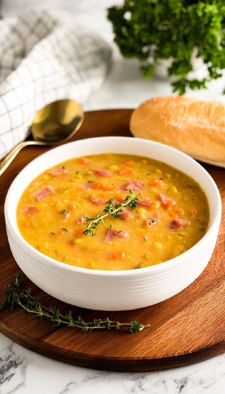 Slow Cooker Split Pea And Ham Soup