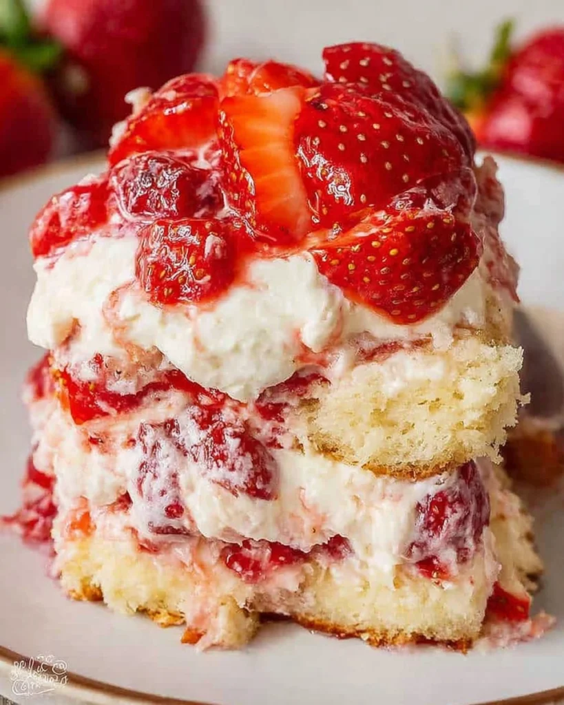 Strawberry-Shortcake-Tiramisu-Recipe