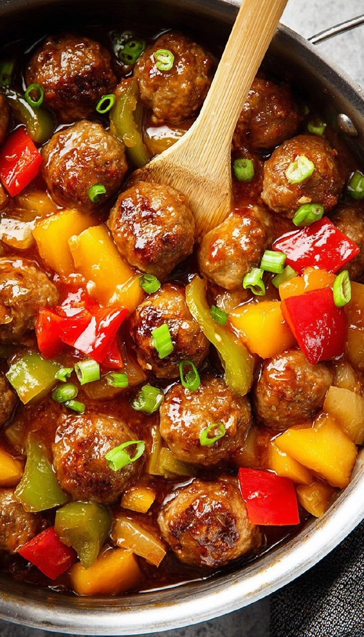 Sweet And Sour Meatballs And Peppers 7 Sweet And Sour Meatballs And Peppers