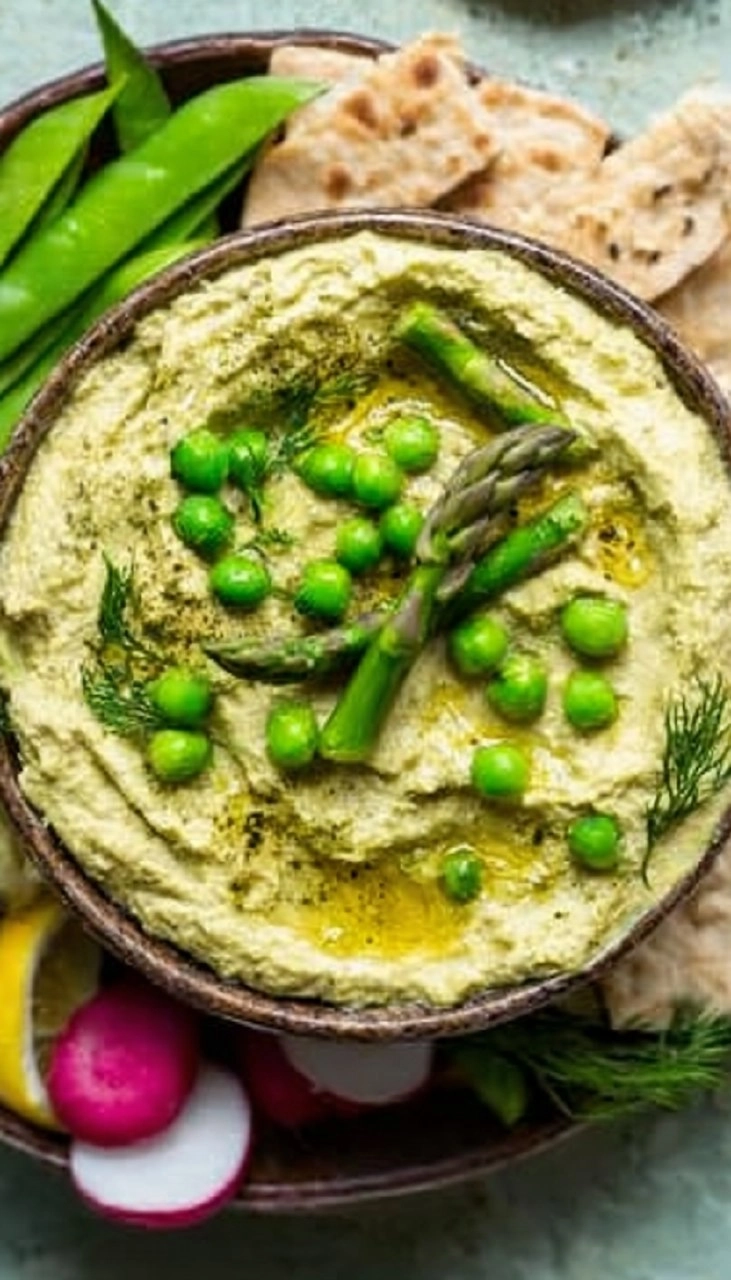 Asparagus Pea Hummus 7 Asparagus Pea Hummus
