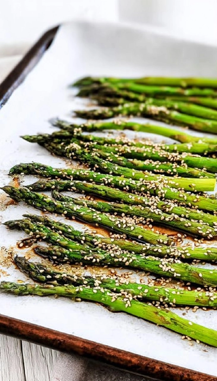 Asparagus With Soy-Sesame Glaze