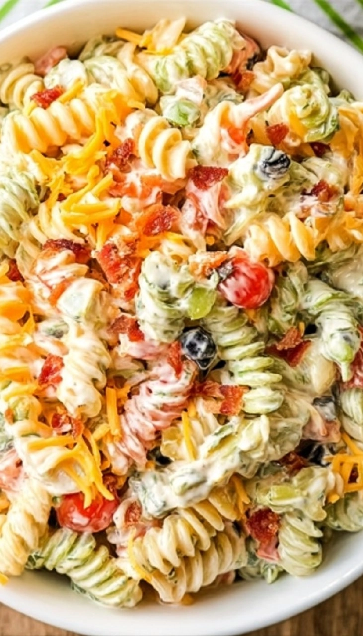 Bacon Ranch Pasta Salad