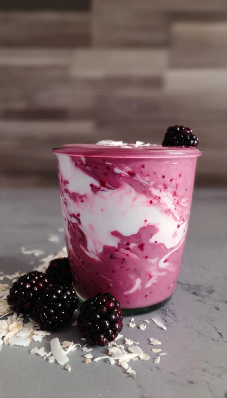 Blackberry Coconut Smoothie 7 Blackberry Coconut Smoothie