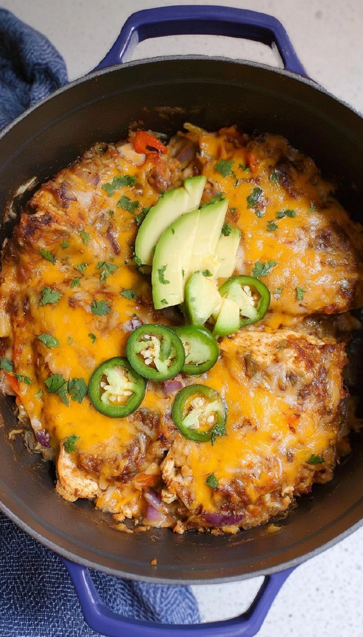 Chicken Fajita Casserole 7 Chicken Fajita Casserole