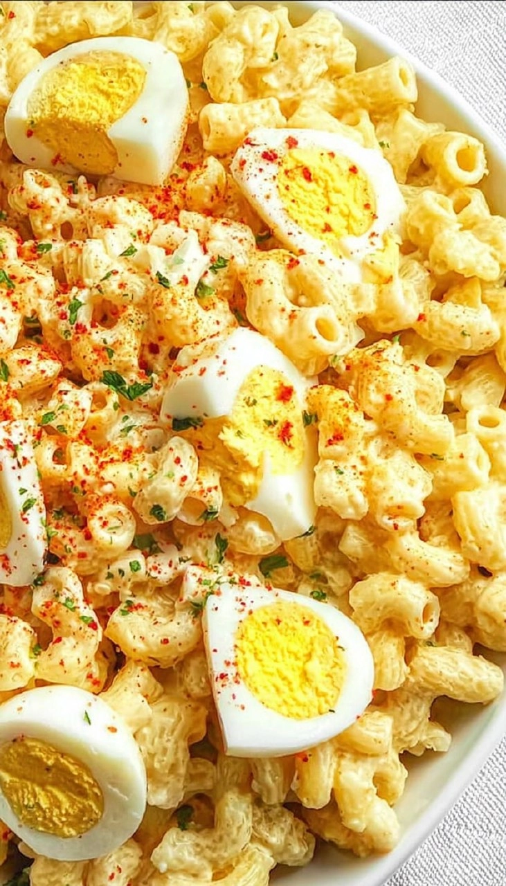 Deviled Egg Pasta Salad