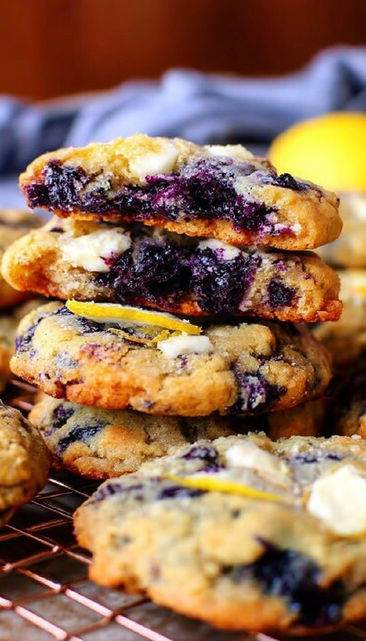 Lemon Blueberry Cookies 7 Lemon Blueberry Cookies