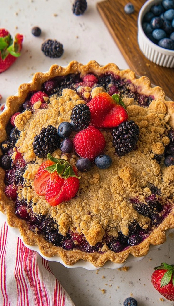 Mixed Berry Pie 7 Mixed Berry Pie