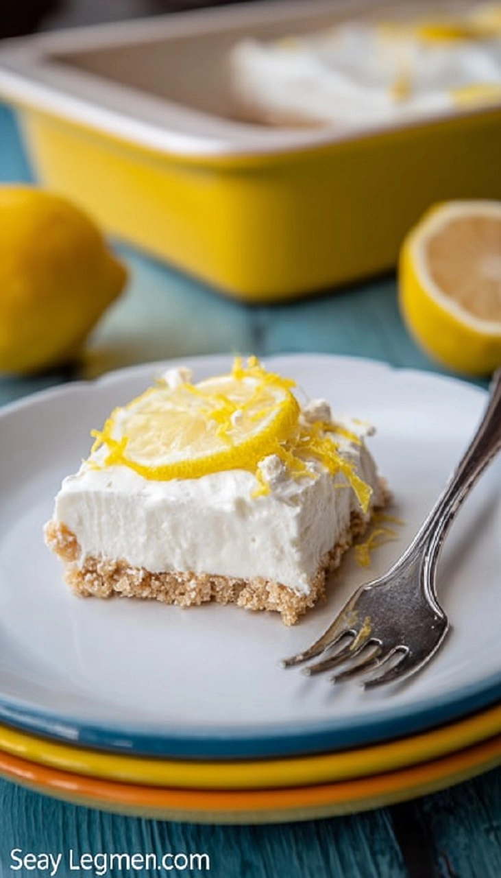 No-Bake Sugar Free Low Carb Keto Lemon Cheesecake Bars